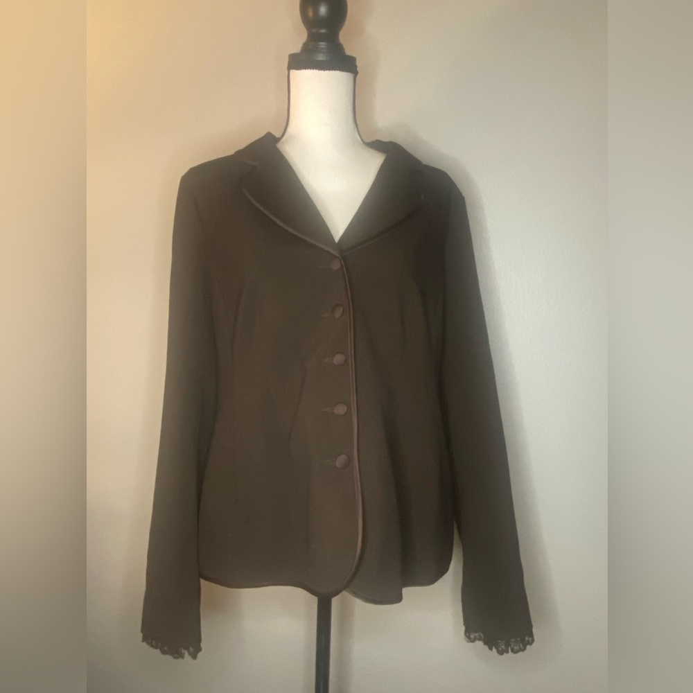 Motherhood Maternity Chocolate Brown Blazer